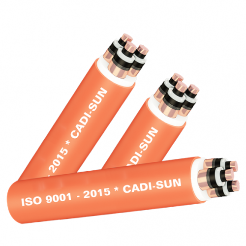 CÁP TRUNG THẾ 3 LÕI, MÀN CHẮN SỢI ĐỒNG, KHÔNG GIÁP 3.6/6(7.2)KV, 6/10(12)kV, 8.7/15(17.5)kV, 12/20(24)kV, 18/30(36)kV, 20/35(40.5)kV-Cu/XLPE/CTS/PVC-W