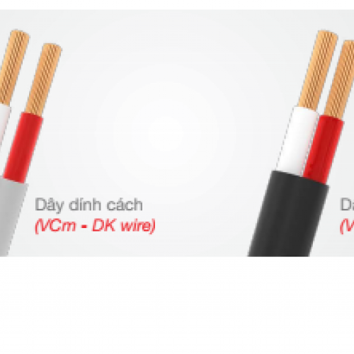 Dây đơn Cu/PVC Trần phú (ruột đồng, cách điện PVC); dây dẹt, dây dính, dây xúp - Cu/PVC/PVC Trần phú 